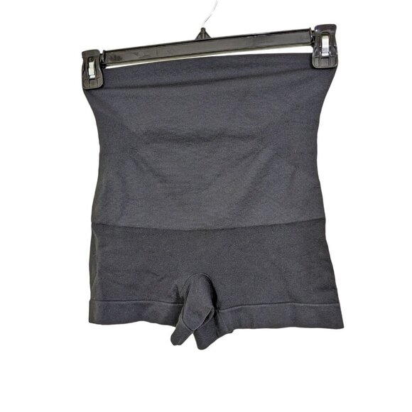 Womens Firm Control High Waisted Shapewear Size Large Shorts Black Compression - Picture 2 of 4